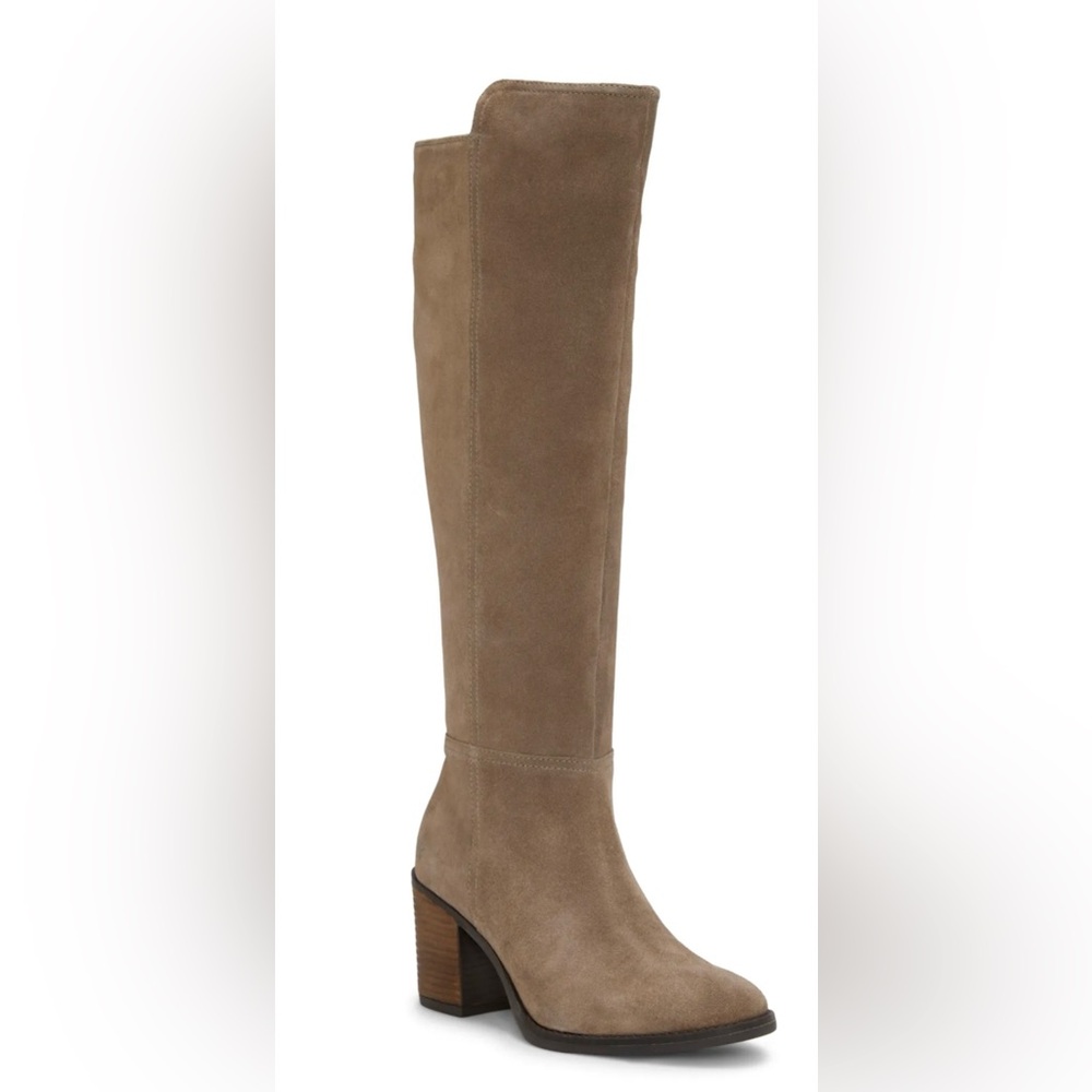 Lucky Brand Tan Suede Over-the-Knee Boots